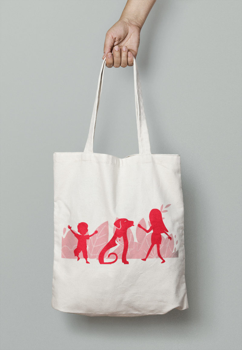 Purina / Création totebag / Dessins vectoriels
